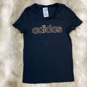 Girls ADIDAS Short Sleeve T-Shirt, Small